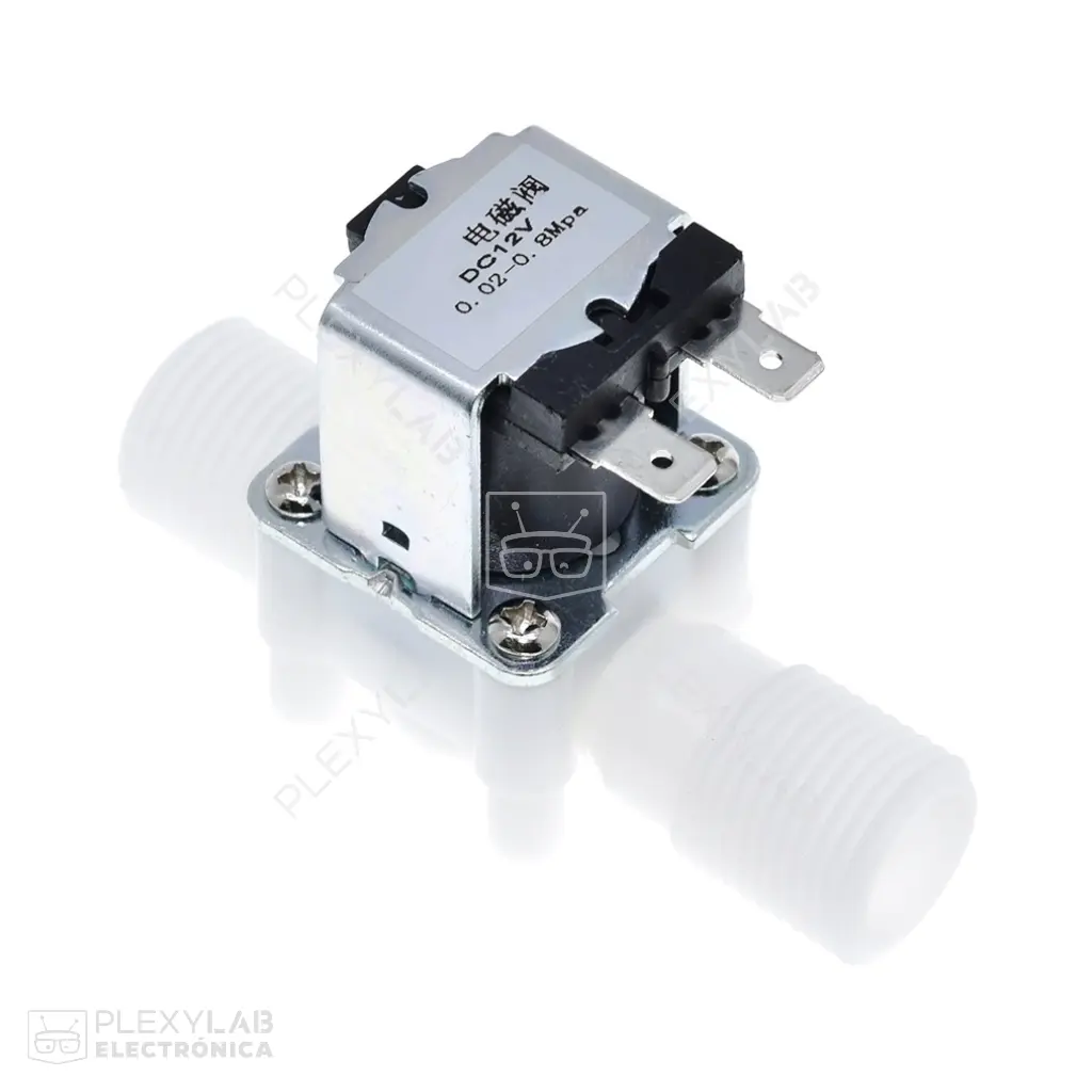 Electroválvula solenoide de 12V 1/2" 