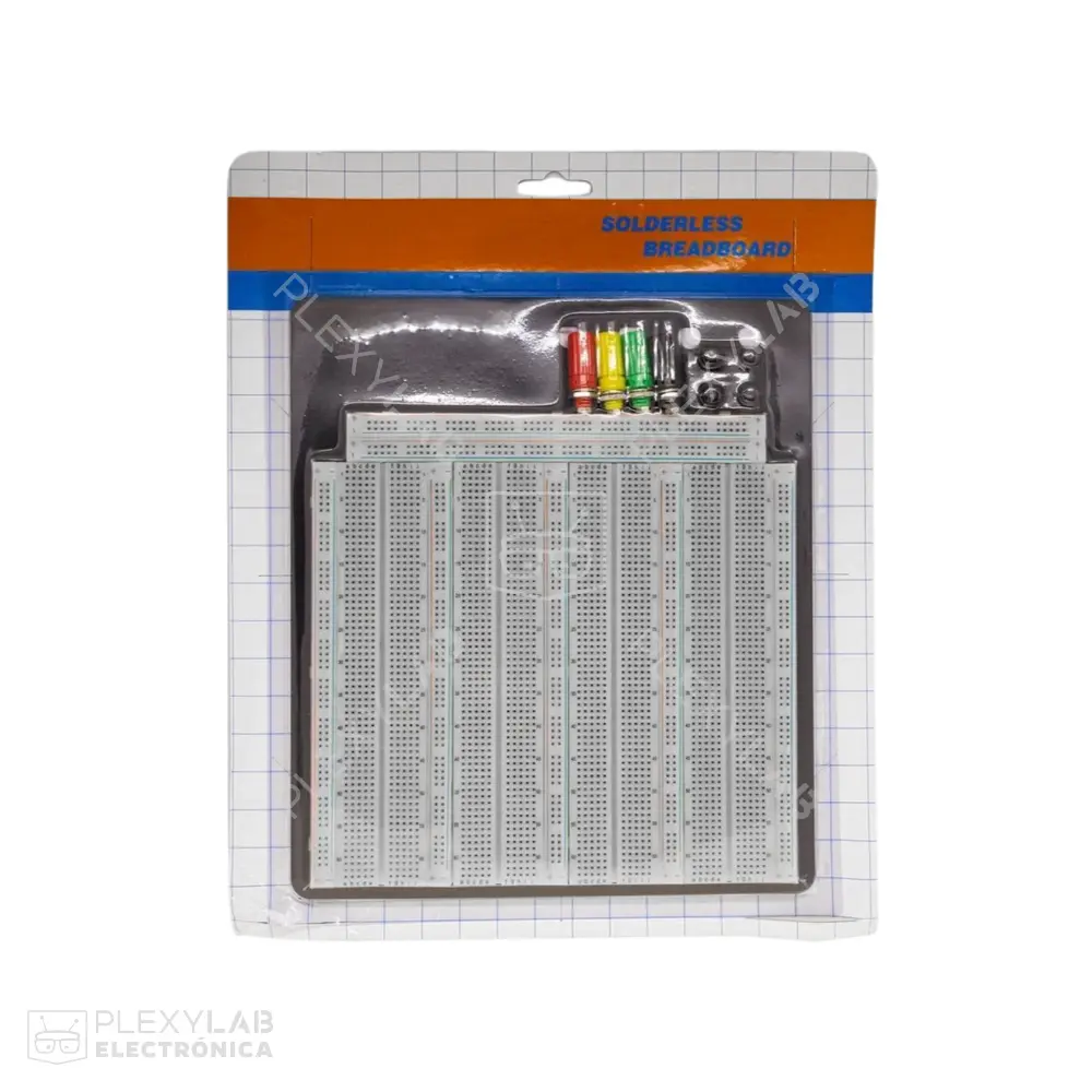 Protoboard de 3220 puntos, 4 hileras