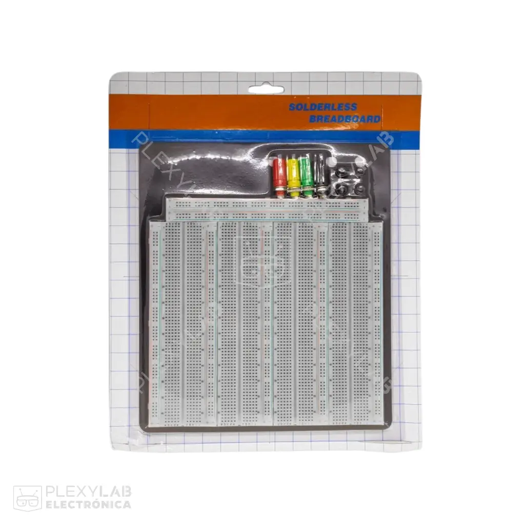 Protoboard de 3220 puntos, 4 hileras