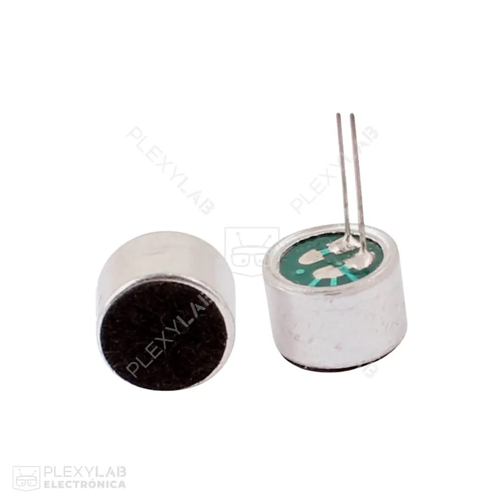 Micrófono electret 9x7mm