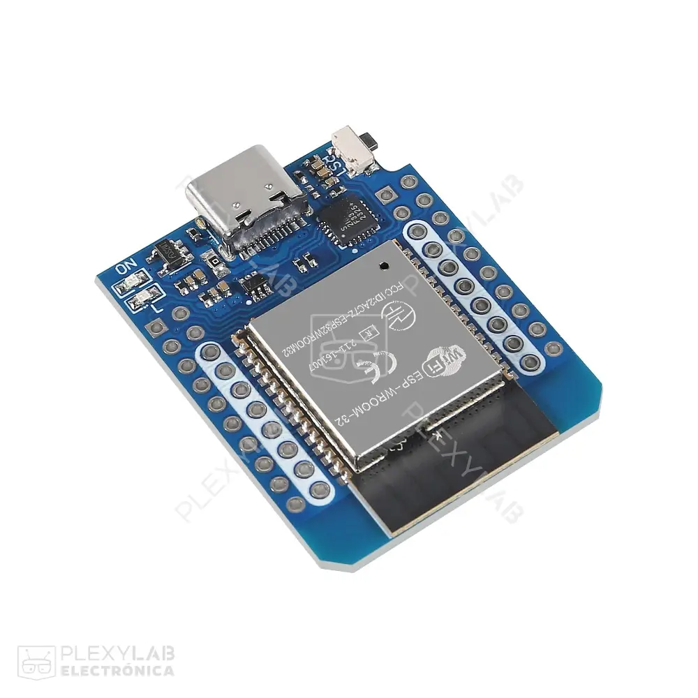 ESP32 Tarjeta de desarrollo mini ESP-WROOM-32 con USB tipo C driver CP2104
