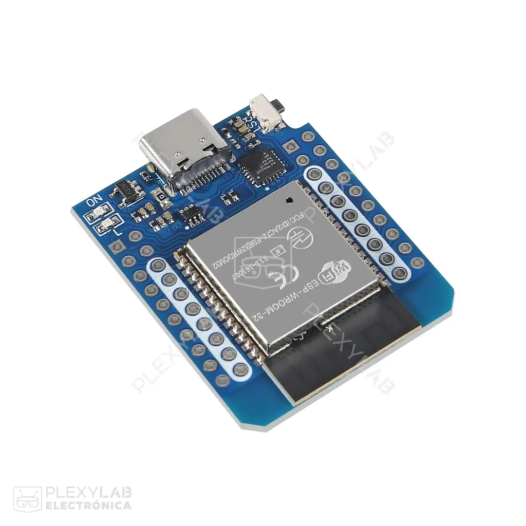 ESP32 Tarjeta de desarrollo mini ESP-WROOM-32 con USB tipo C driver CP2104