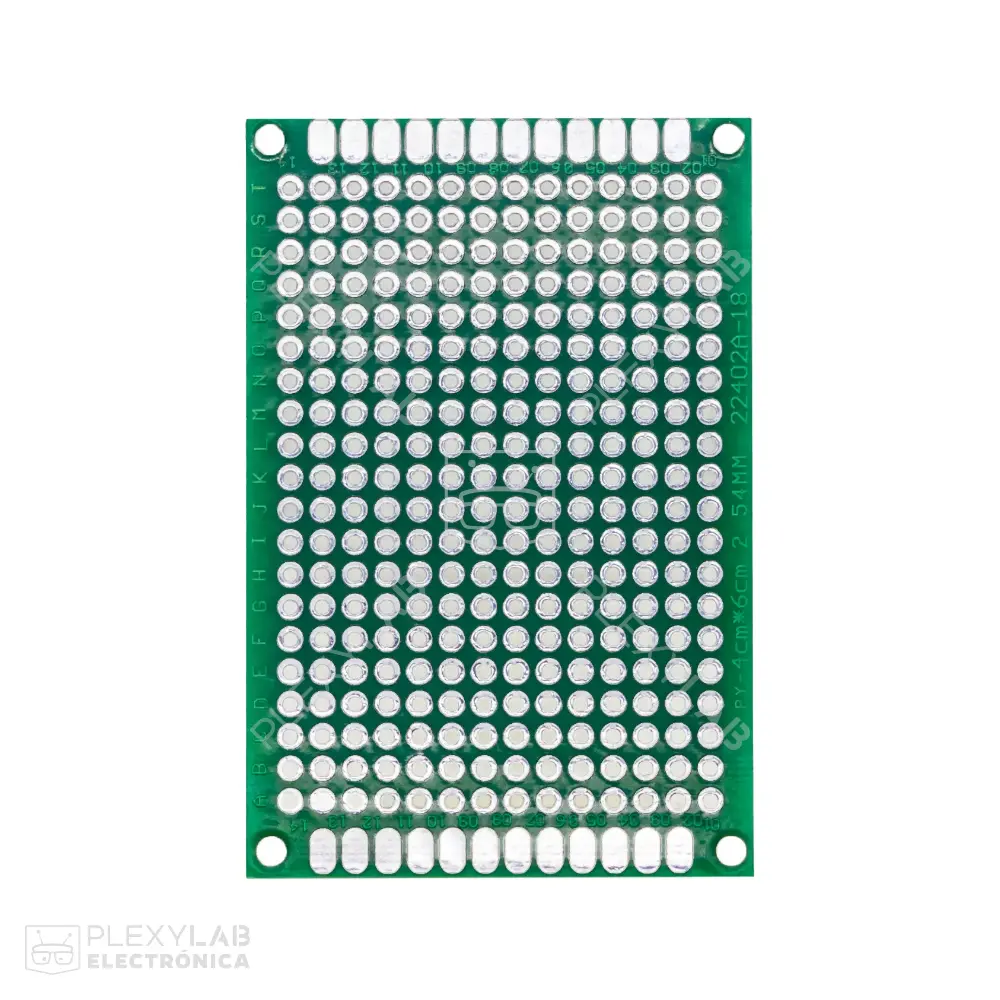 Tarjeta PCB perforada para prototipado rápido, doble lado, fibra de vidrio FR-4