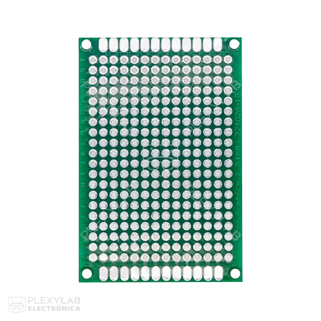 Tarjeta PCB perforada para prototipado rápido, doble lado, fibra de vidrio FR-4
