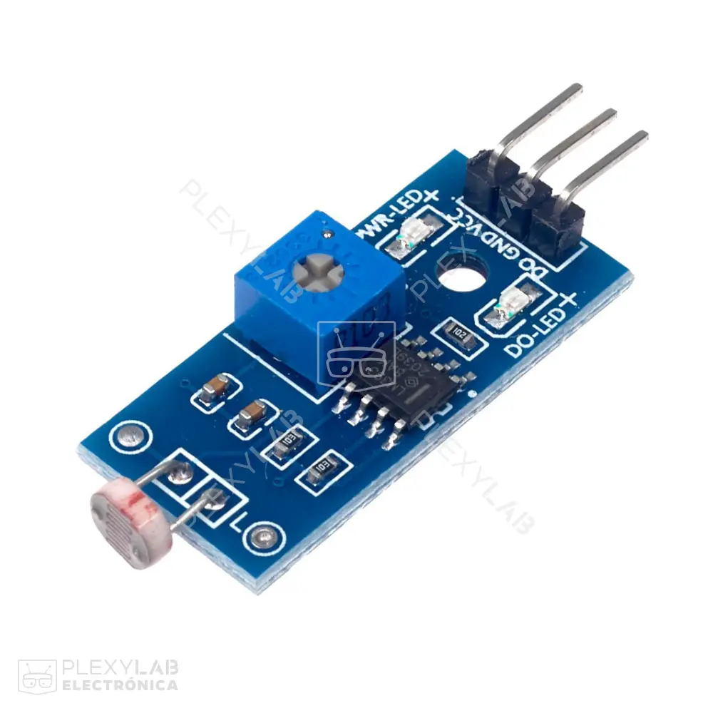 Módulo sensor de luz fotoresistor LDR 