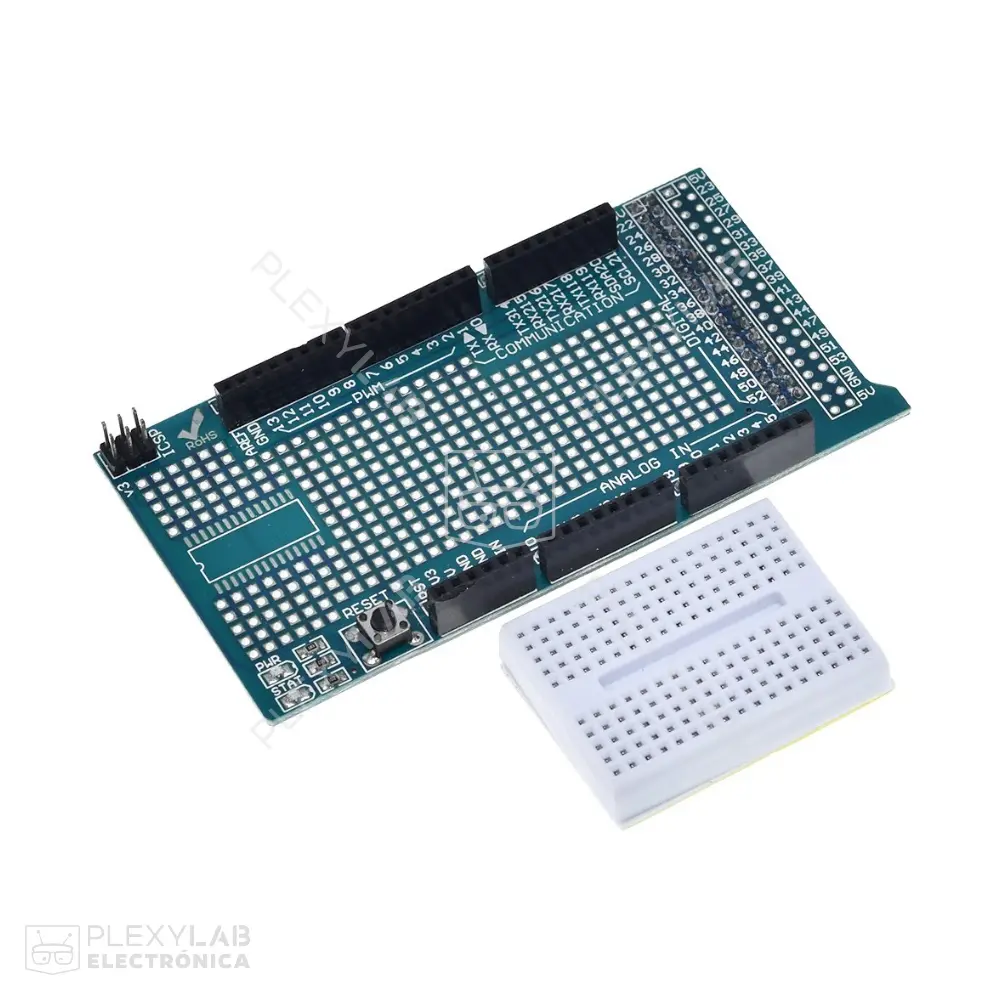 Módulo protoshield tarjeta de expansión para Arduino Mega 2560 con protoboard SYB-170 