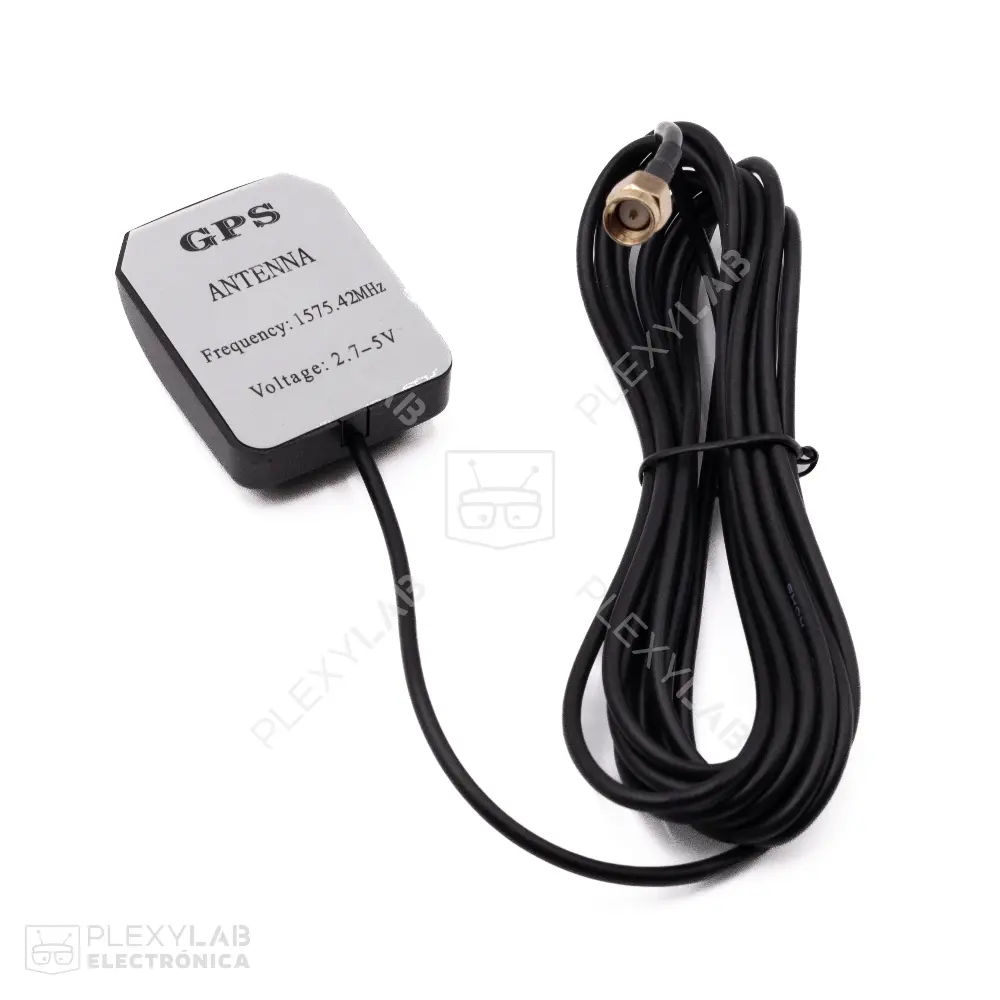 Antena para GPS con cable de 3 metros