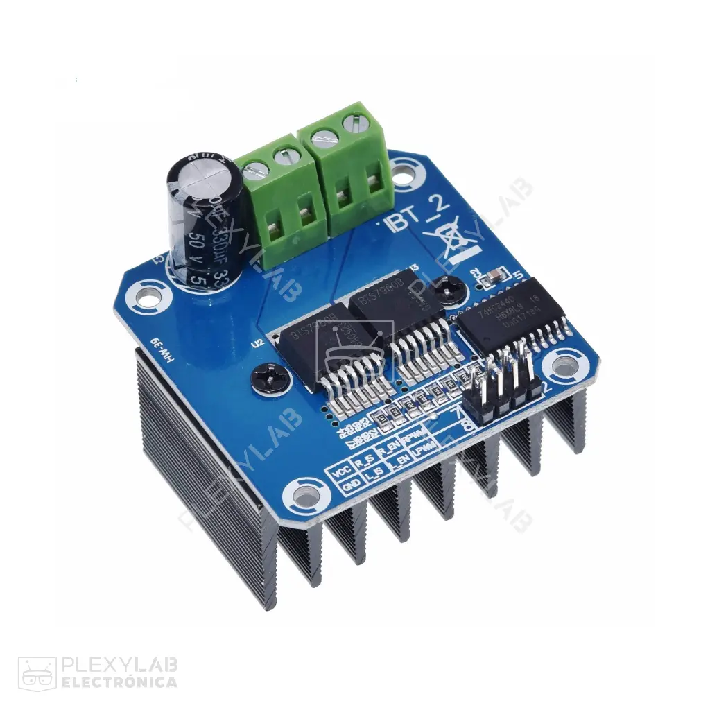 BTS7960 IBT2 Módulo driver de 43A puente H de alta potencia para motor DC