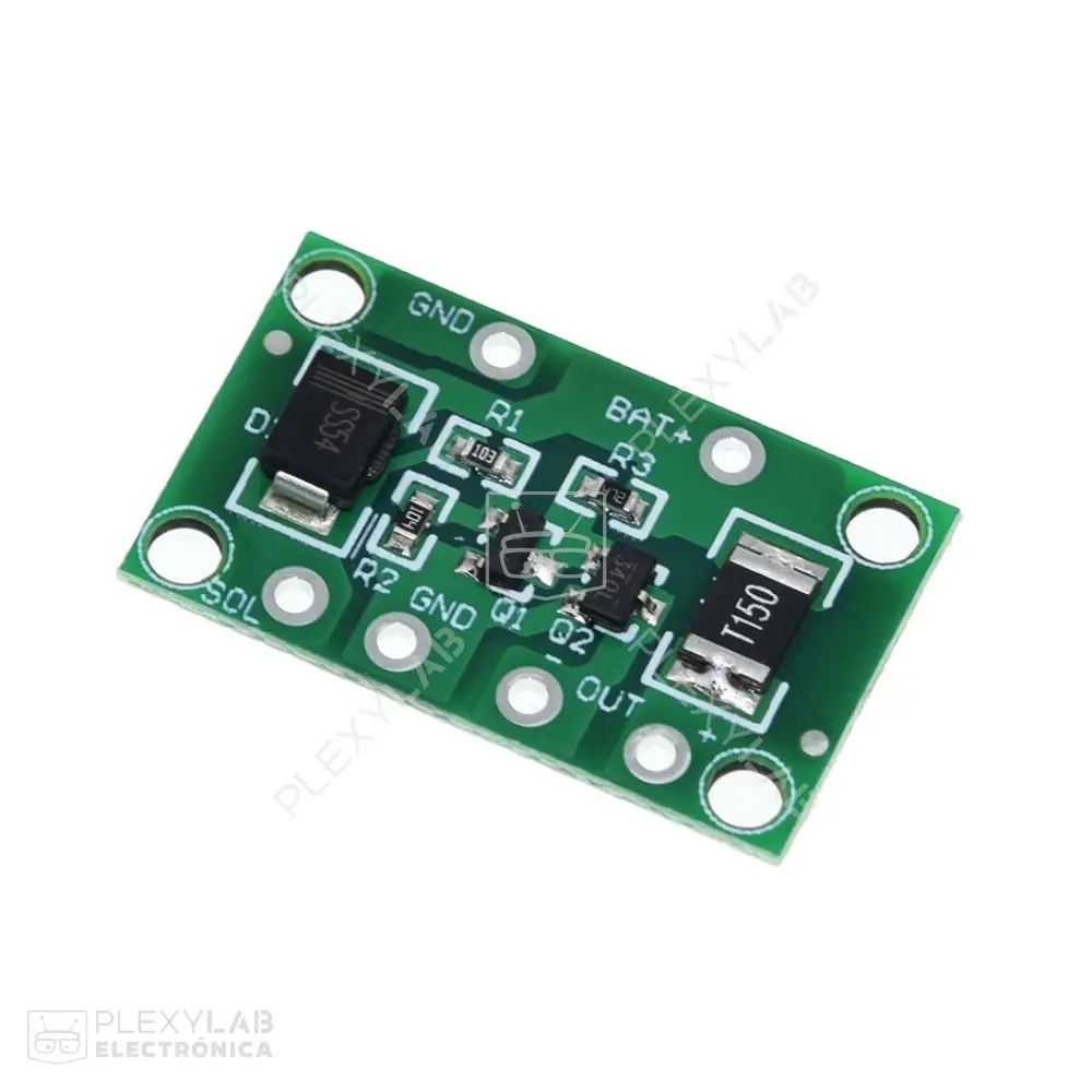 Módulo controlador de carga panel solar y batería de litio 3.2V 3.7V 6V 12V 1A 