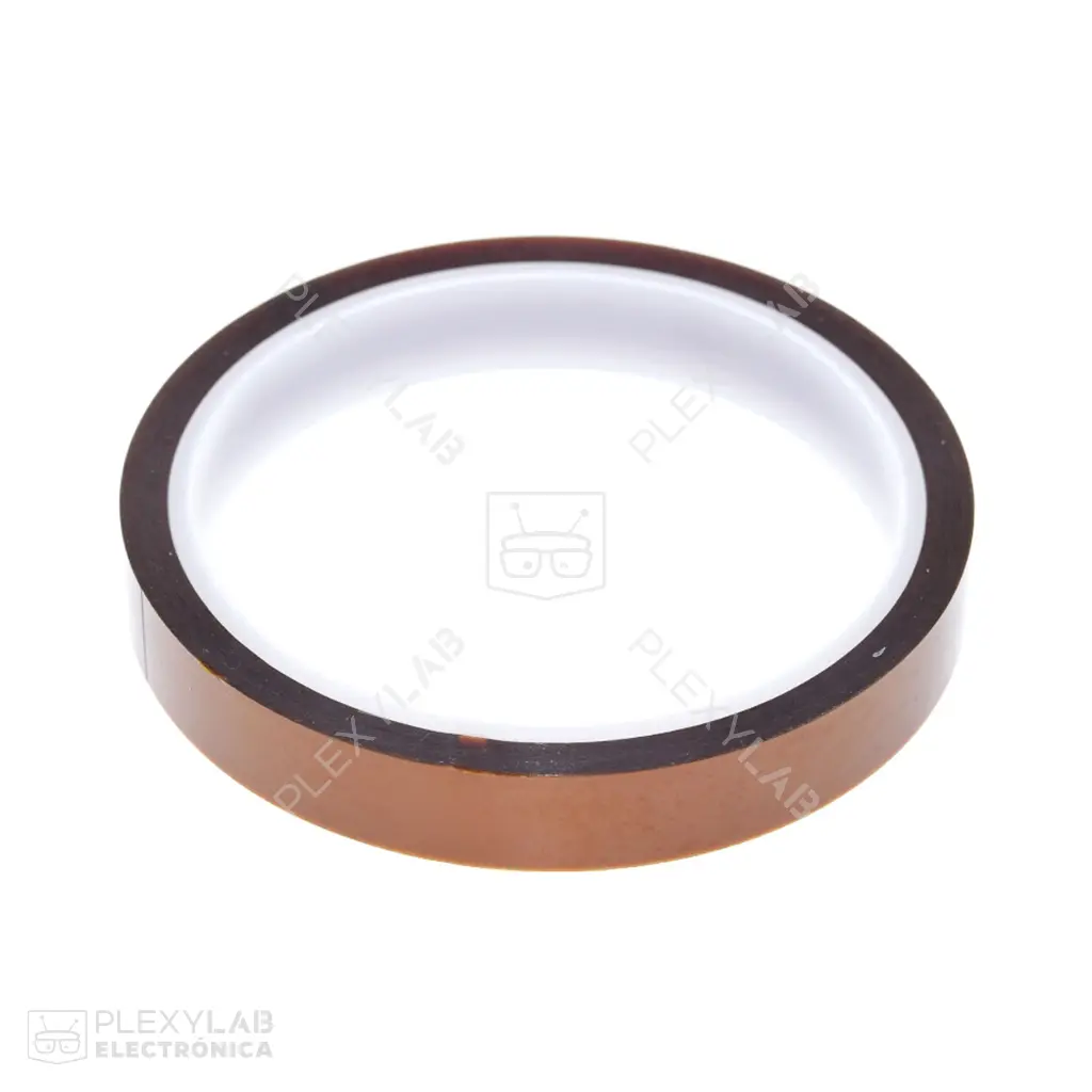 Cinta kapton de alta temperatura adhesiva de 10mmx33m genérica Koptan