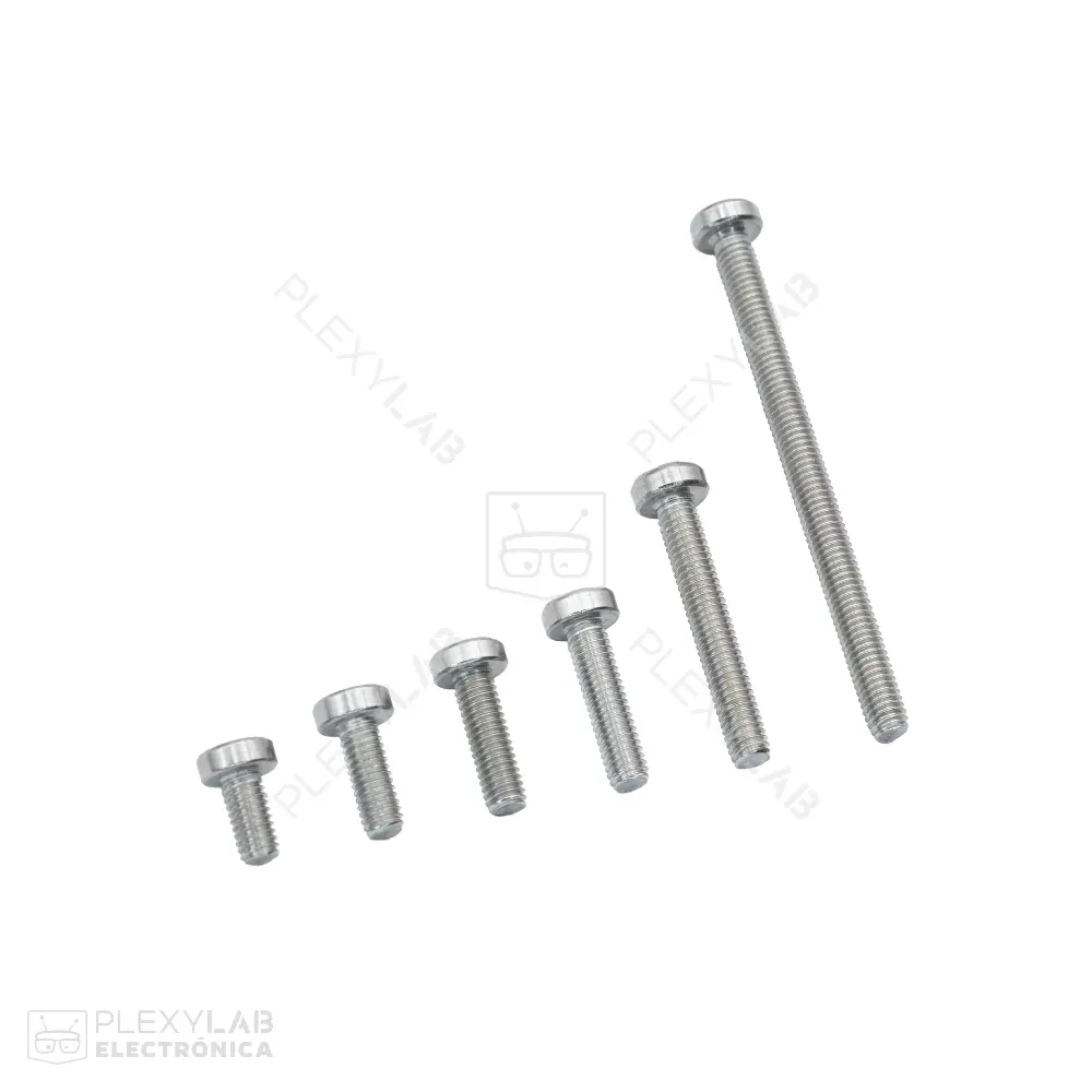 Tornillo M3 cabeza hexagonal (Allen) acero inoxidable DIN 912 