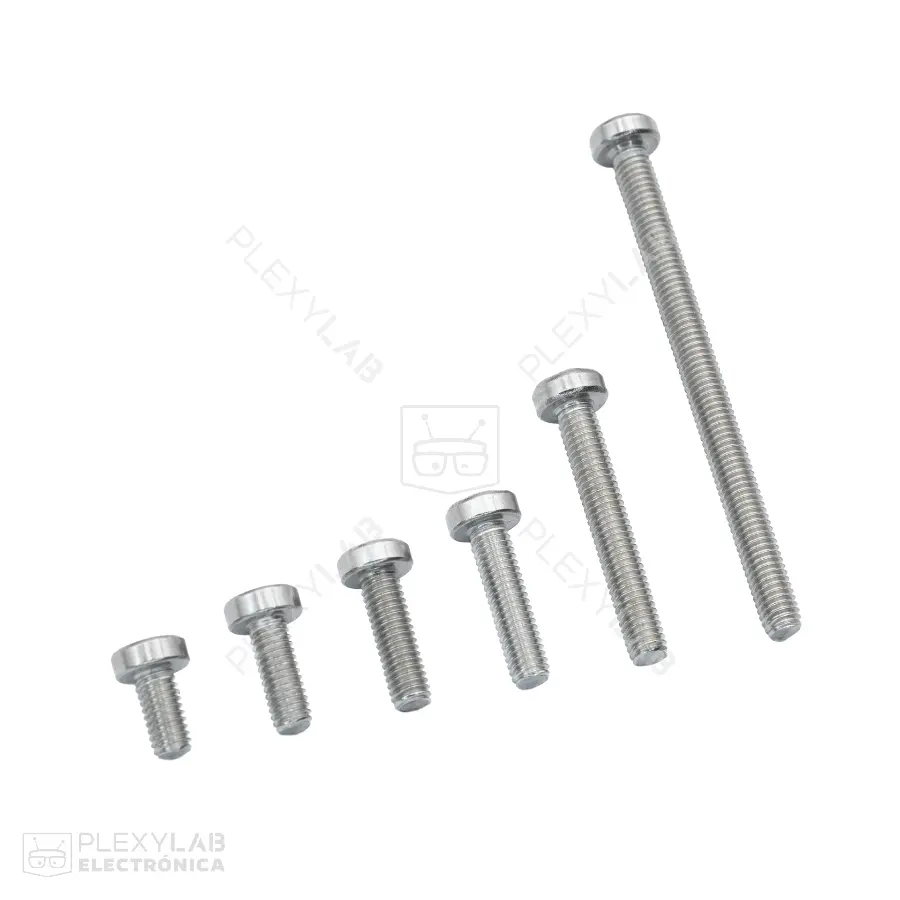 Tornillo M3 cabeza hexagonal (Allen) acero inoxidable DIN 912 