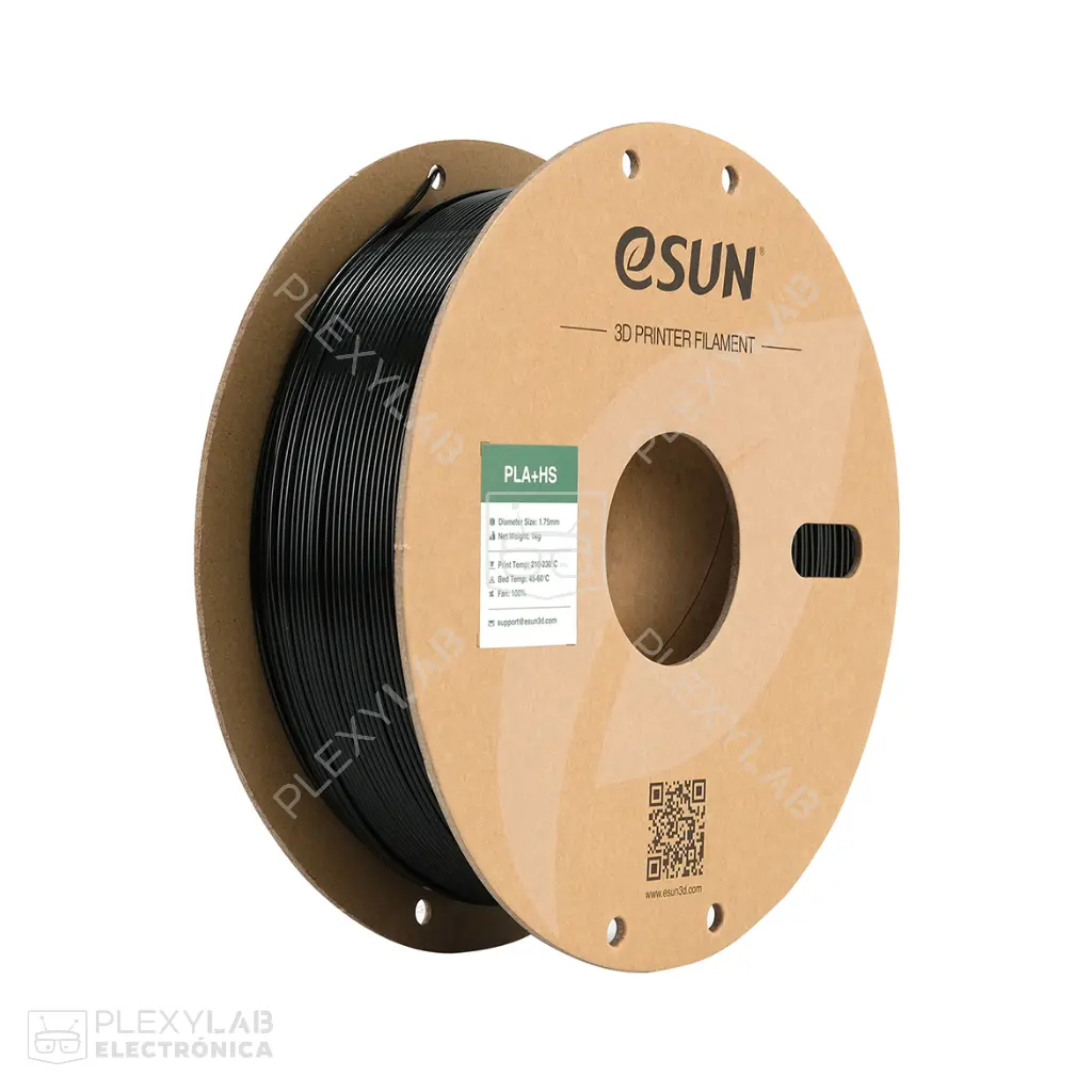 Filamento PLA+HS ESUN para impresión 3D, 1kg, 1.75mm