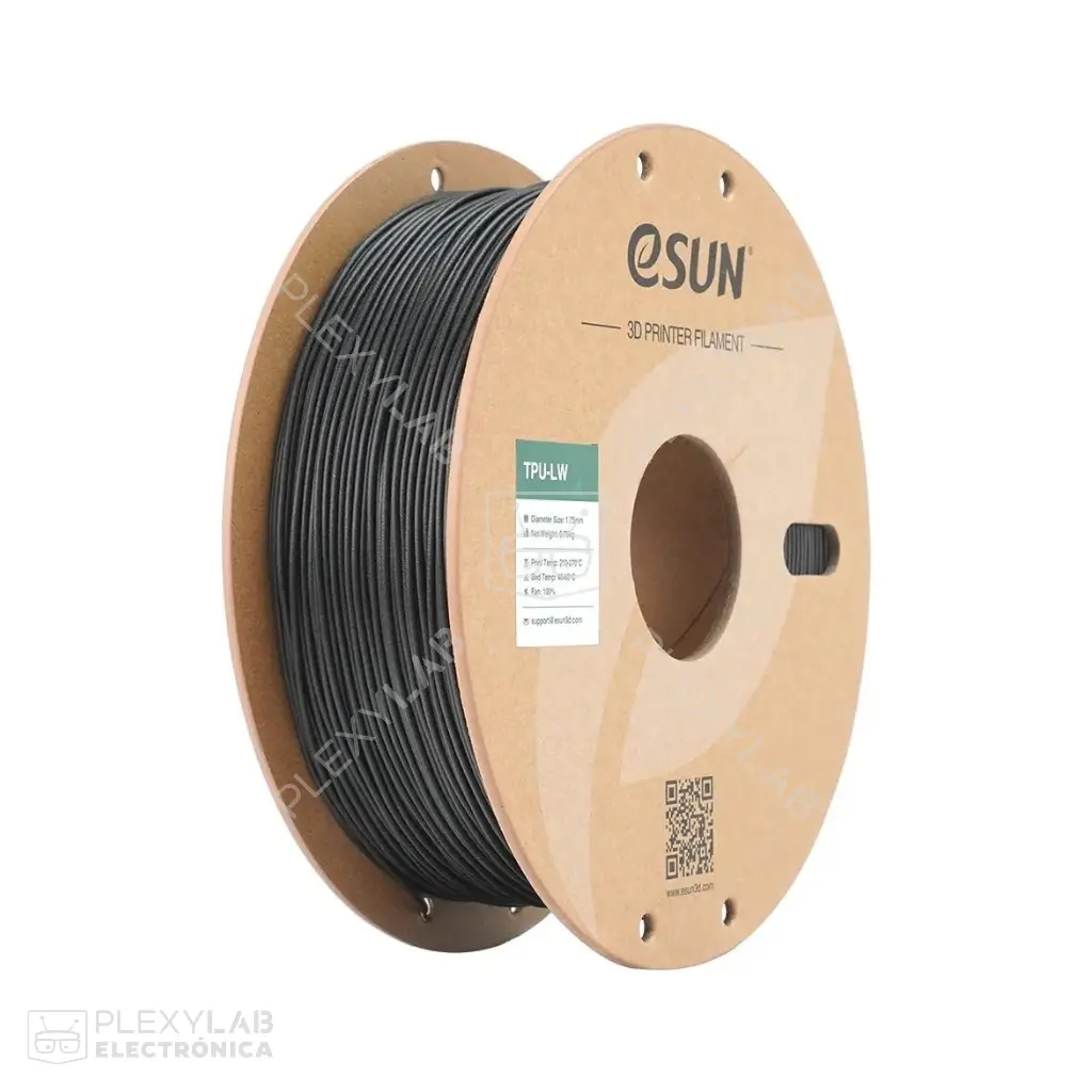 Filamento TPU-LW ESUN para impresión 3D, 1kg, 1.75mm
