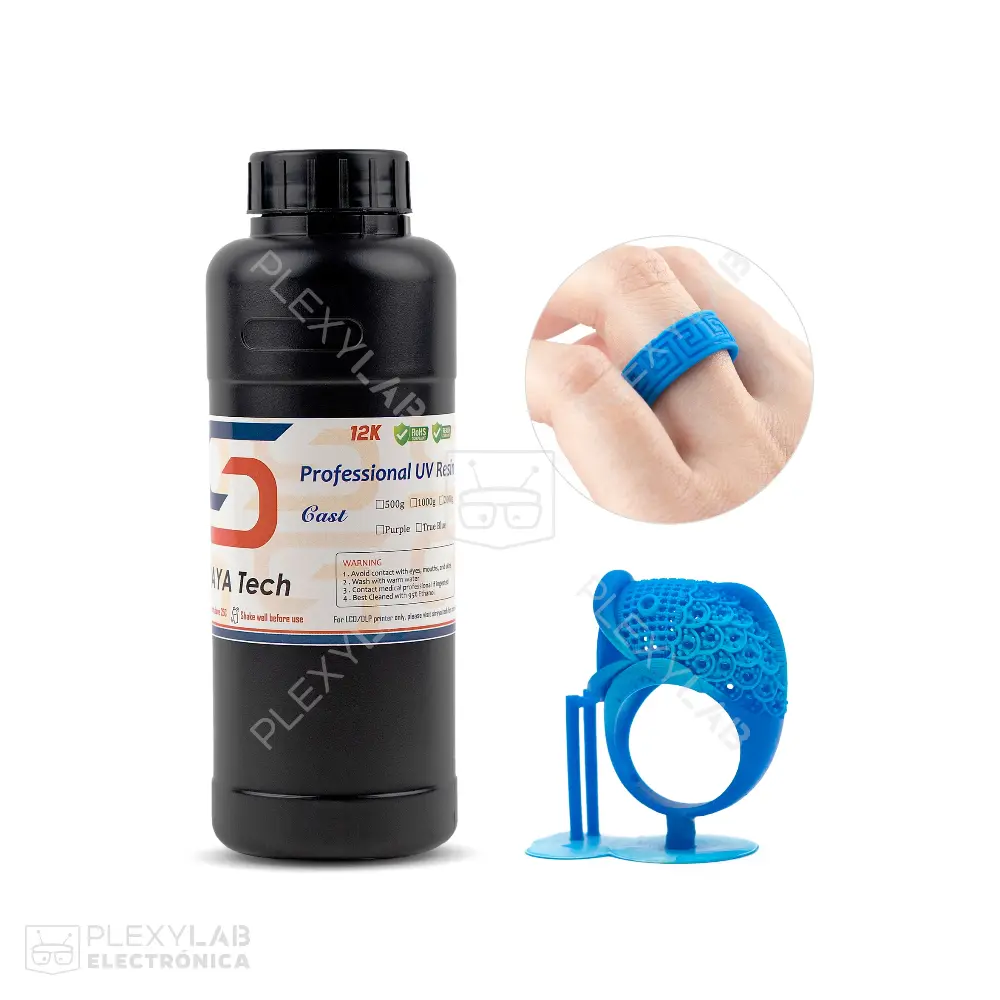 Resina calcinable con cera Siraya Tech Castable True Blue (Azul)