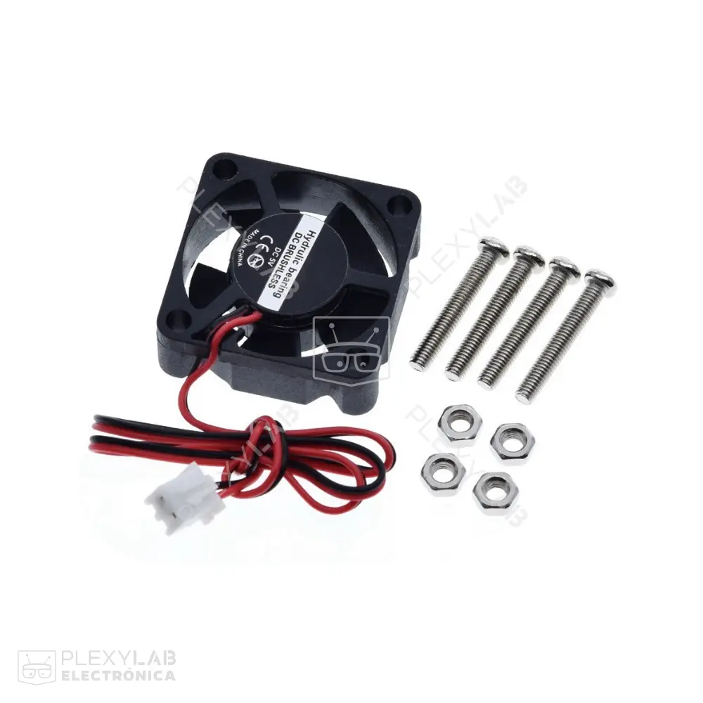Ventilador de 5V 0.2A de dimensiones 30x30 mm para Raspberry Pi