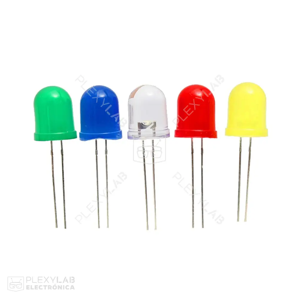 LED difuso de 10 mm