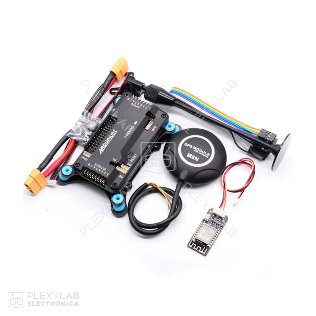 Controlador de vuelo Arducopter Ardupilot APM 2.8 con GPS y accesorios ...