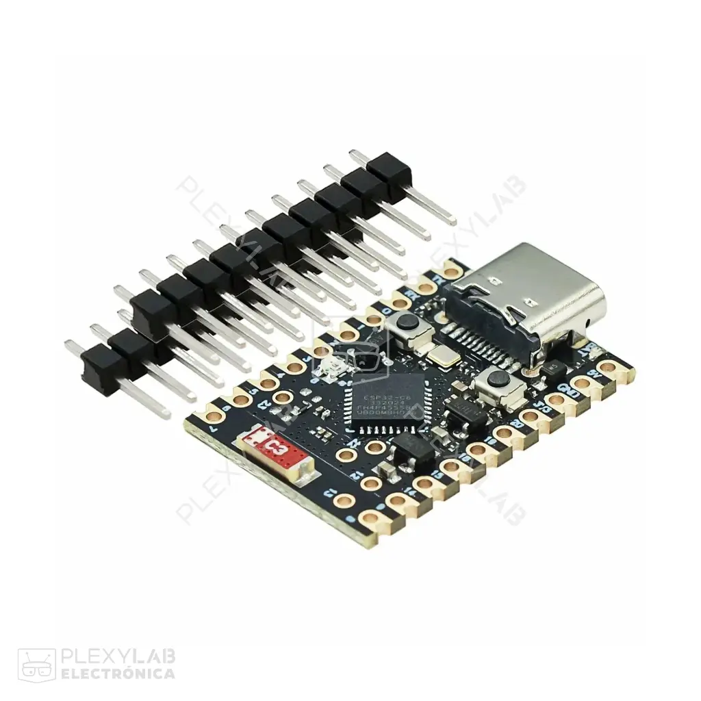 ESP32-C6 Super Mini Módulo WiFi 6 Tarjeta de Desarrollo | PLEXYLAB