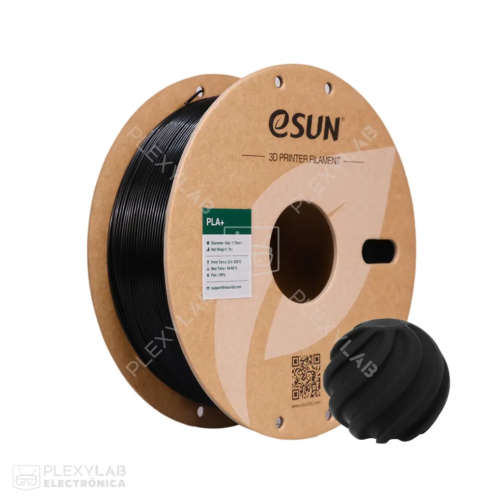 Filamento PLA+ ESUN para impresión 3D, 1kg, 1.75mm
