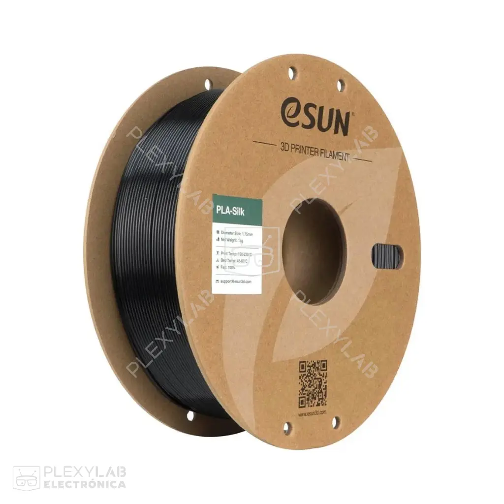 Filamento PLA-Silk ESUN para impresión 3D, 1kg, 1.75mm