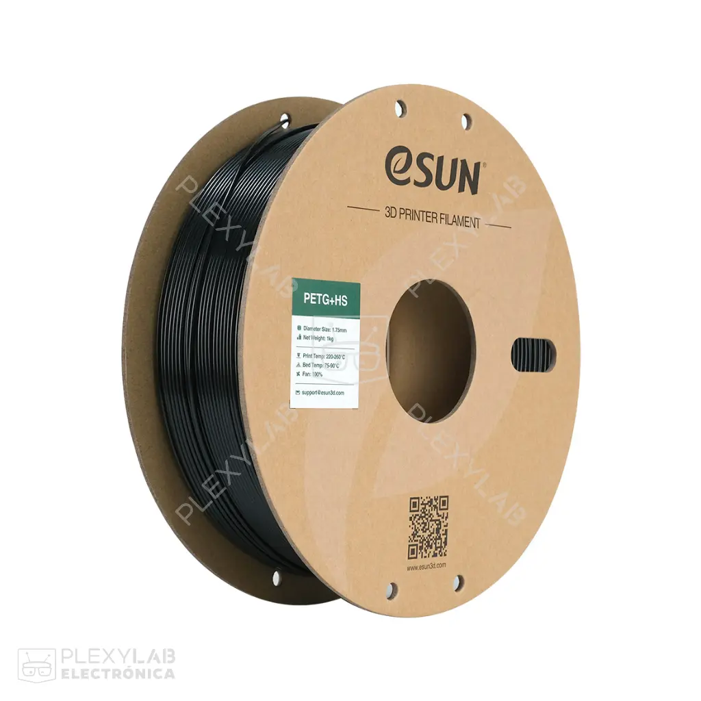 Filamento PETG+HS ESUN para impresión 3D, 1kg, 1.75mm